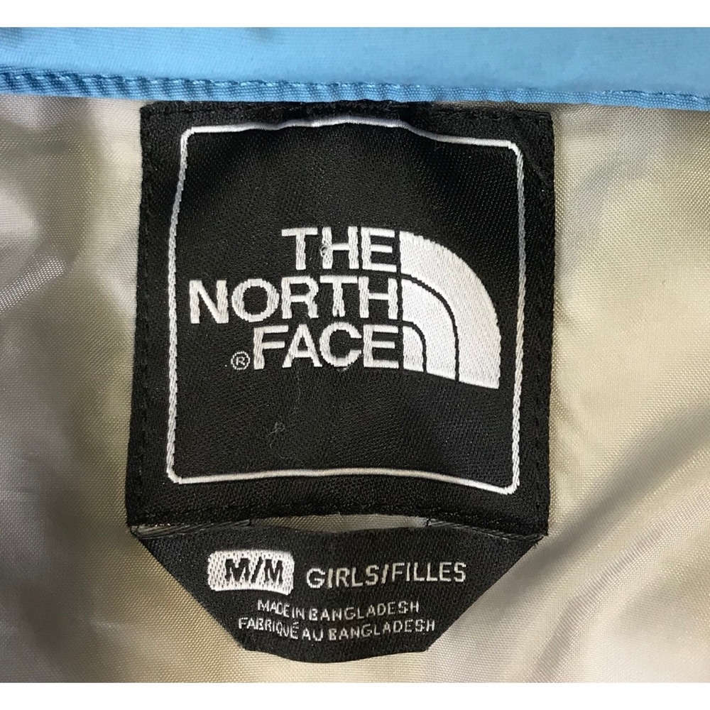 North Face HyVent Blue & Gray Girl’s Jacket - Picture 5 of 7